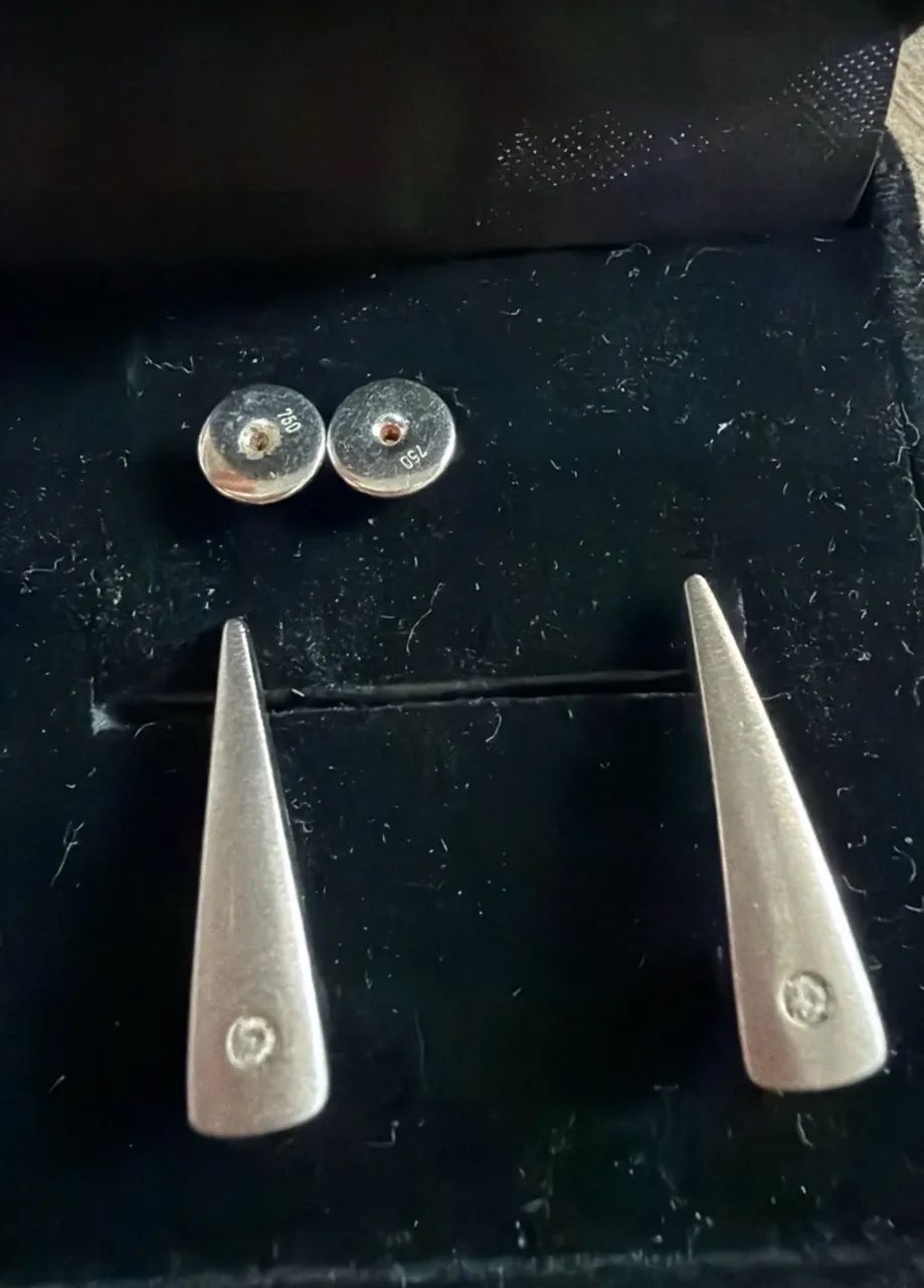 Brinco de ouro e diamante  - Foto 2