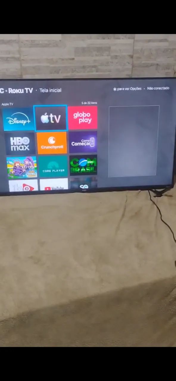 Roku TV 43 polegadas + suporte para Televisão  - Foto 2