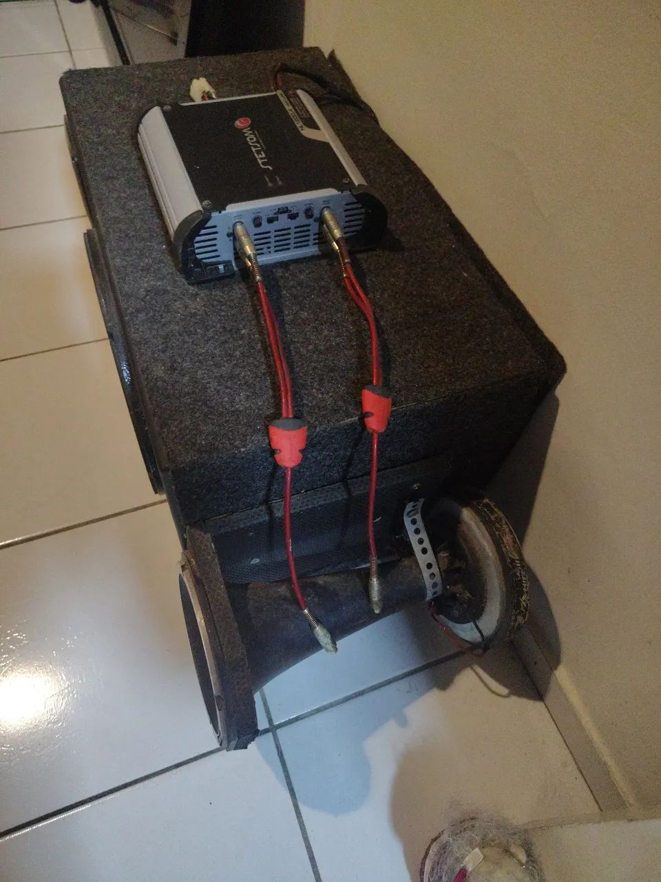 Caixa de som trio automotiva de 12 polegadas  - Foto 3