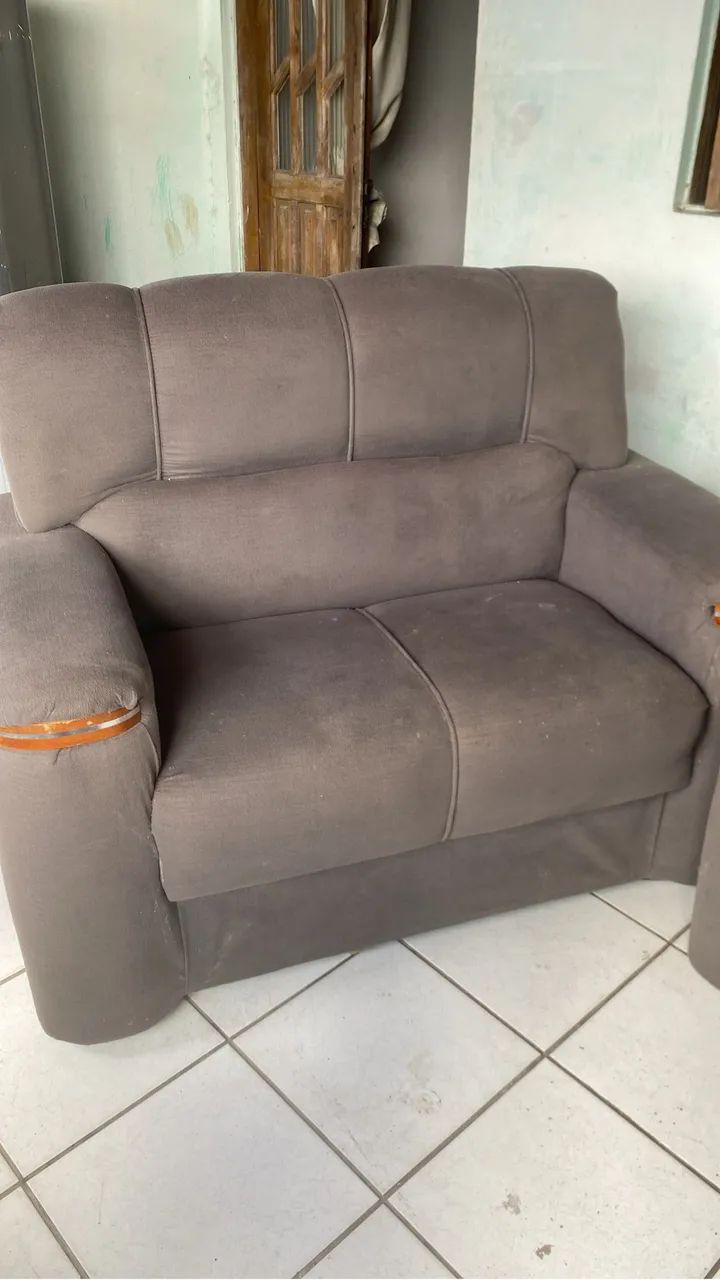 Sofás 5 lugares cinza - Foto 3