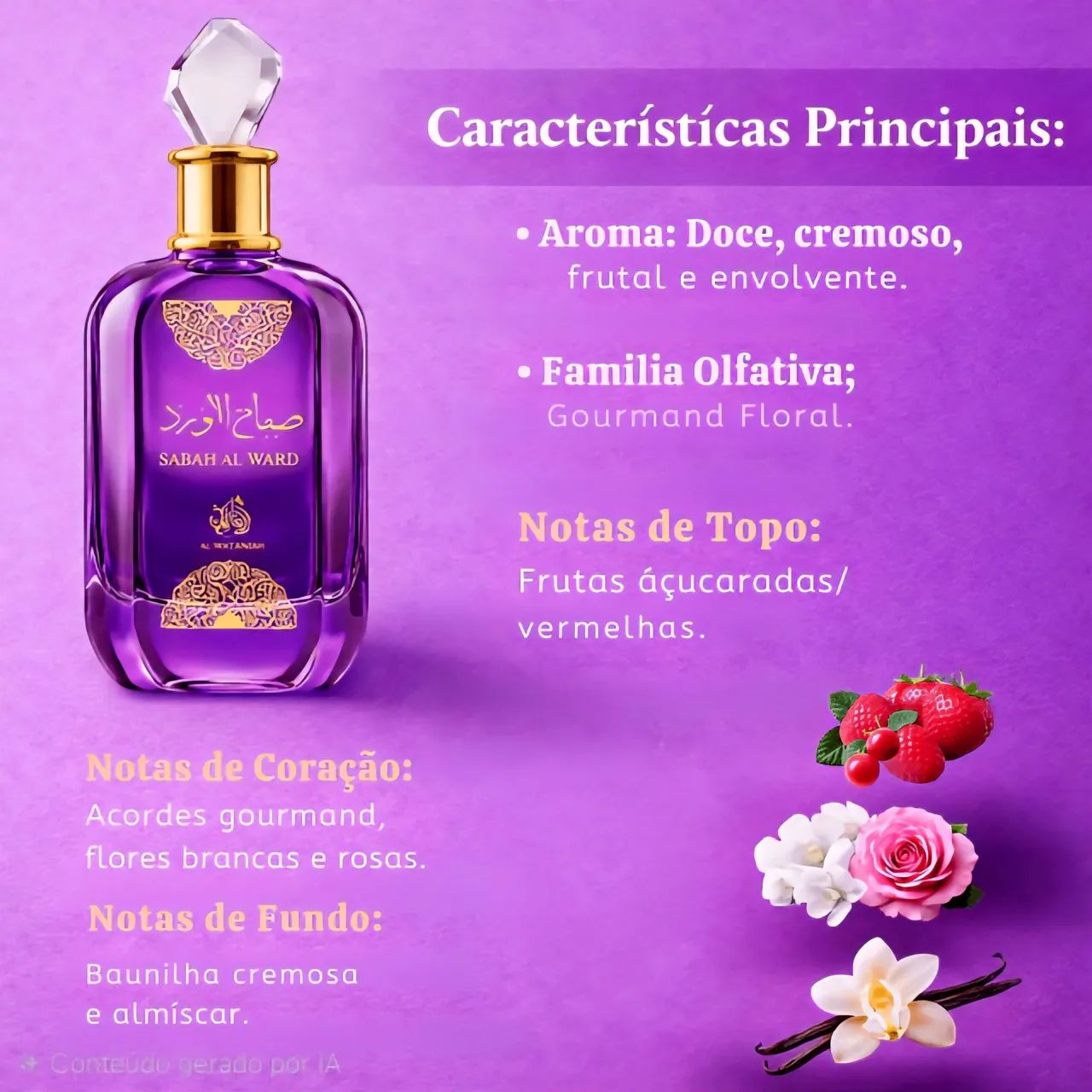 Perfume Árabe Sabah Delilah Original  - Foto 2
