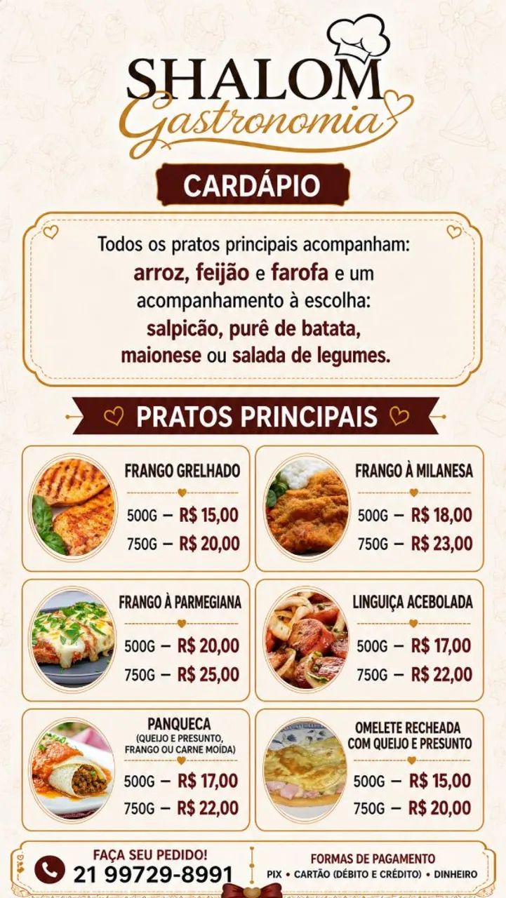 Quentinha - refeições 