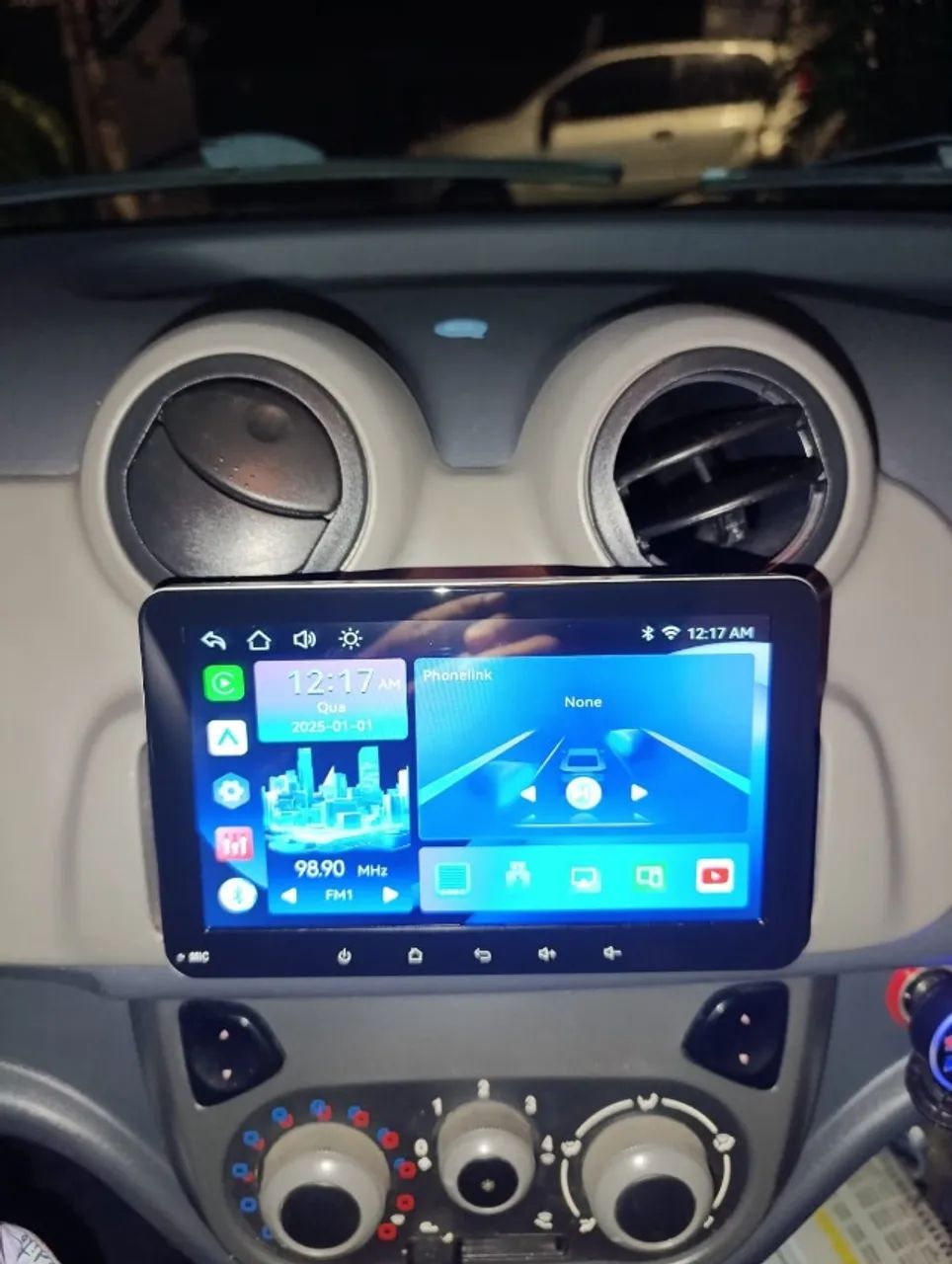 Promoção Multimidia 1 Din 7 Polegadas Slim Carplay Android Auto + camera de Re Usb Espelha - Foto 4