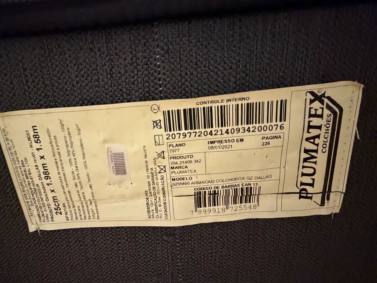 Cama Box Queensize com colchão Dallas - Excelente estado  - Foto 5