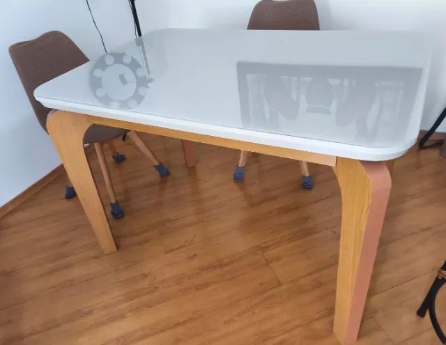 Mesa de Jantas Retangular Laqueada - Cor Off White - Foto 5