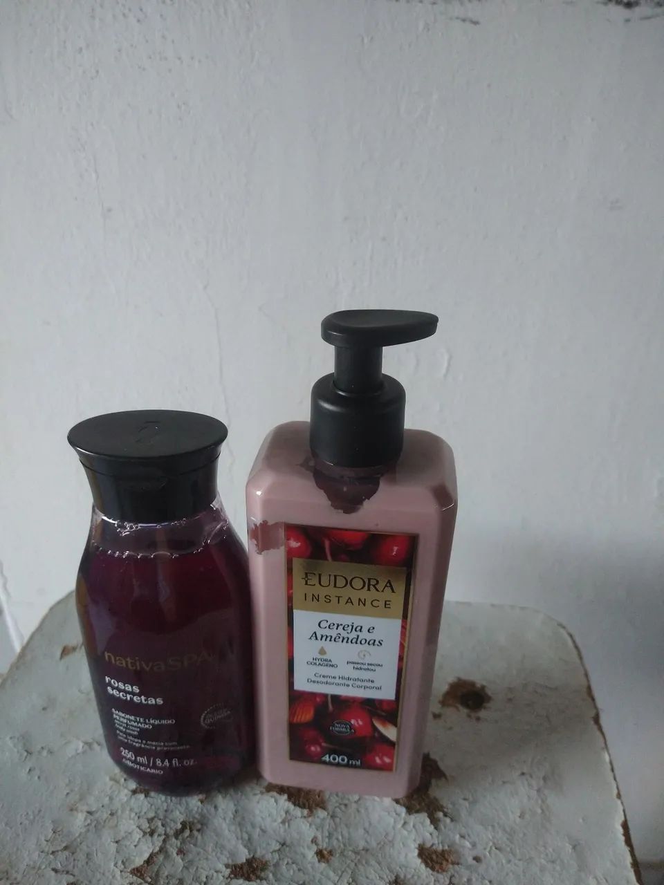 Kit rosas secretas mas Eudora instável creme