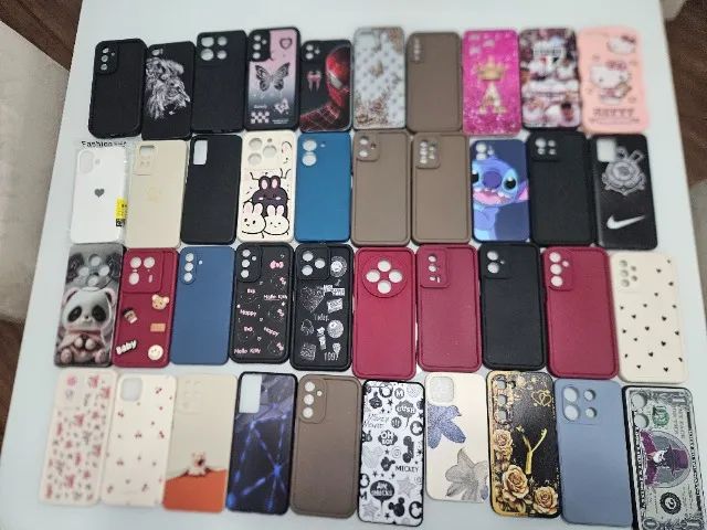 Lote de 40 capinhas de celular - Foto 3
