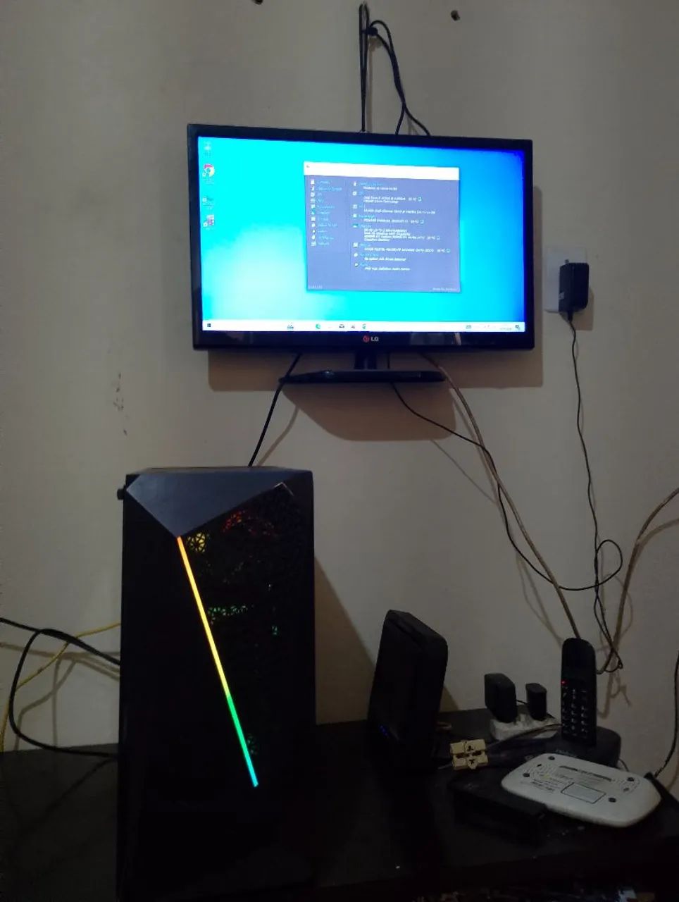 Gabinete gamer i7 4790k 16 GB SSD 240 impecável com garantia processador top - Foto 4