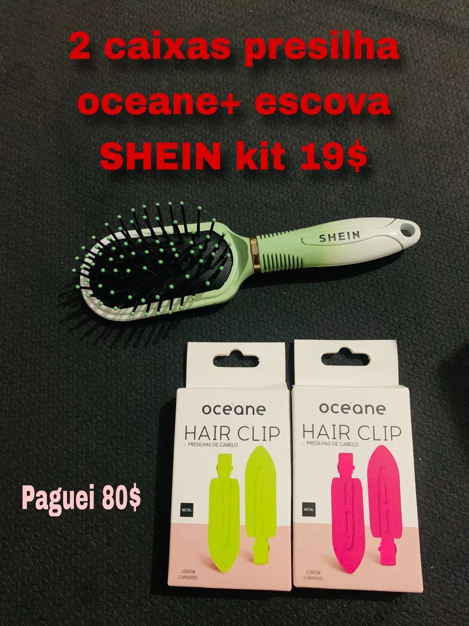 Kit produtos de beleza 
