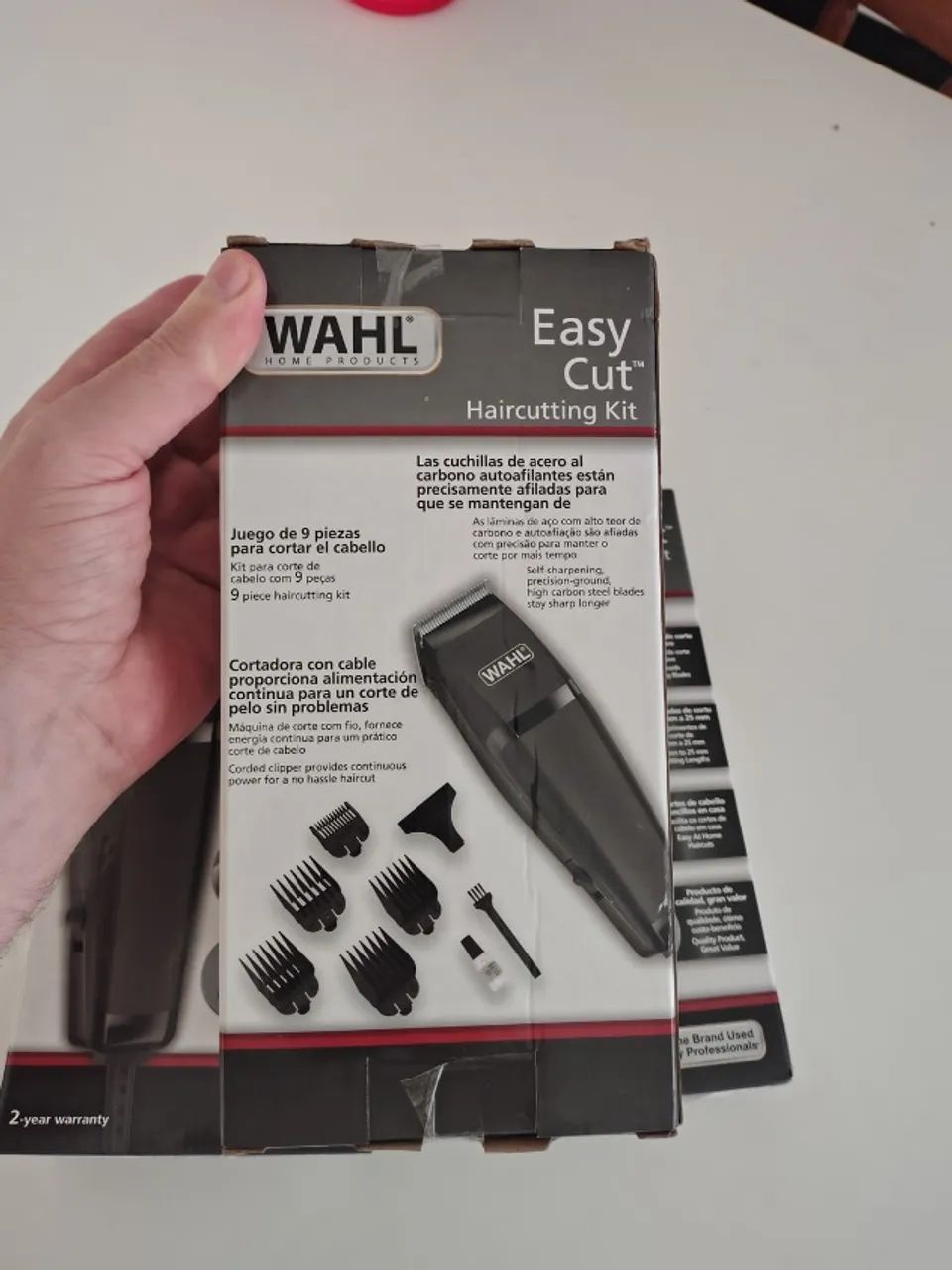 Maquina de Cortar Cabelo Wahl Easy Cut Black 220v - Foto 6