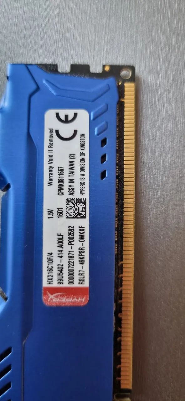 Memória RAM 4GB DDR3 (HyperX) - Funcionando Perfeitamente  - Foto 5