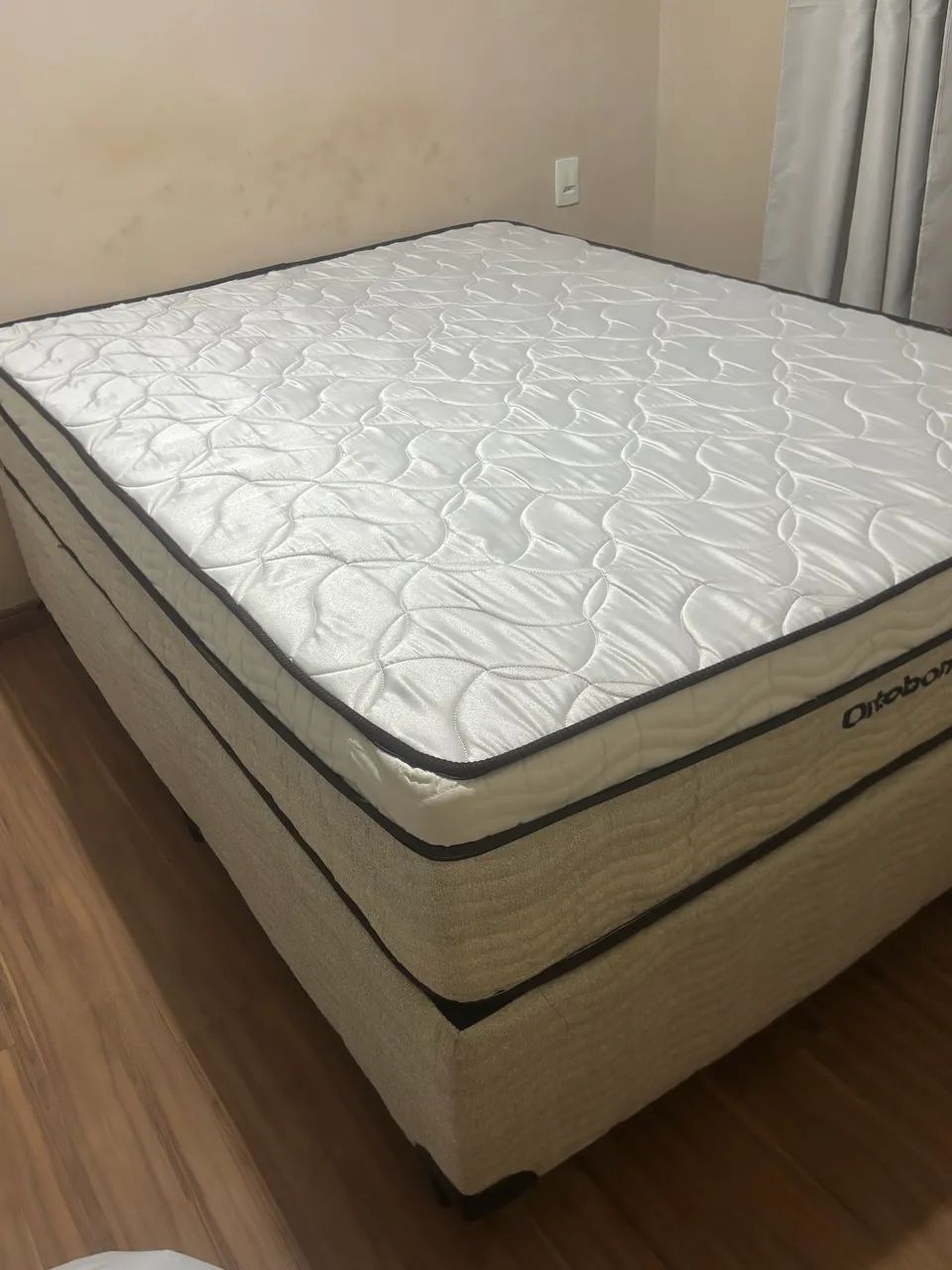 Cama box casal ( cama + colchão) ortobom  - Foto 4