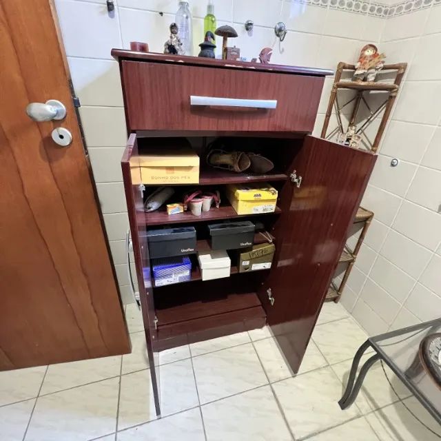 Sapateira Armário Multiuso em MDF com 2 Portas e Gaveta - Foto 5