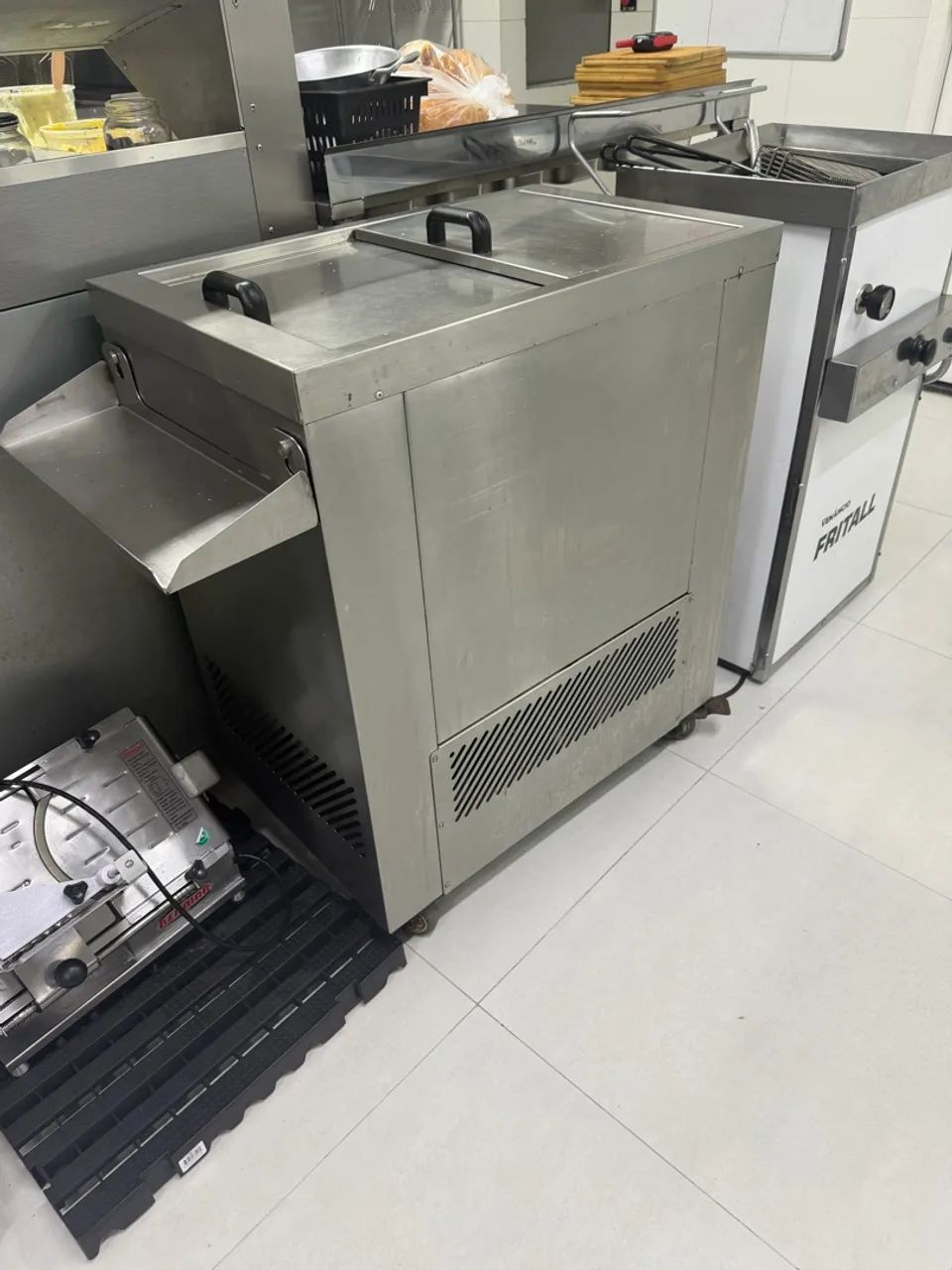 Freezer de hambúrgueria