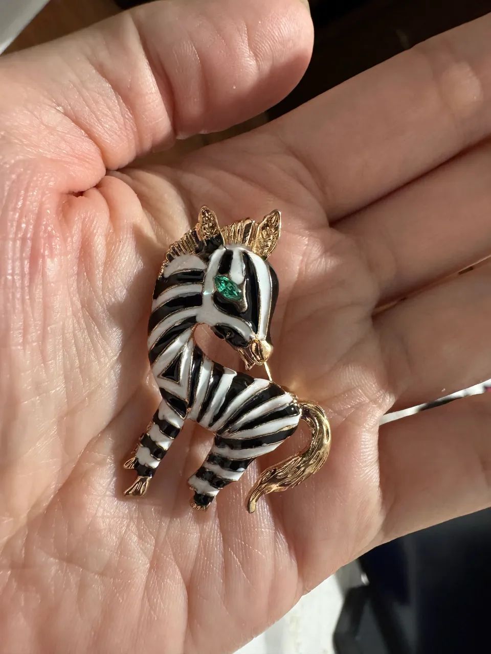 Broche novo zebra zebrinha da sorte  - Foto 5