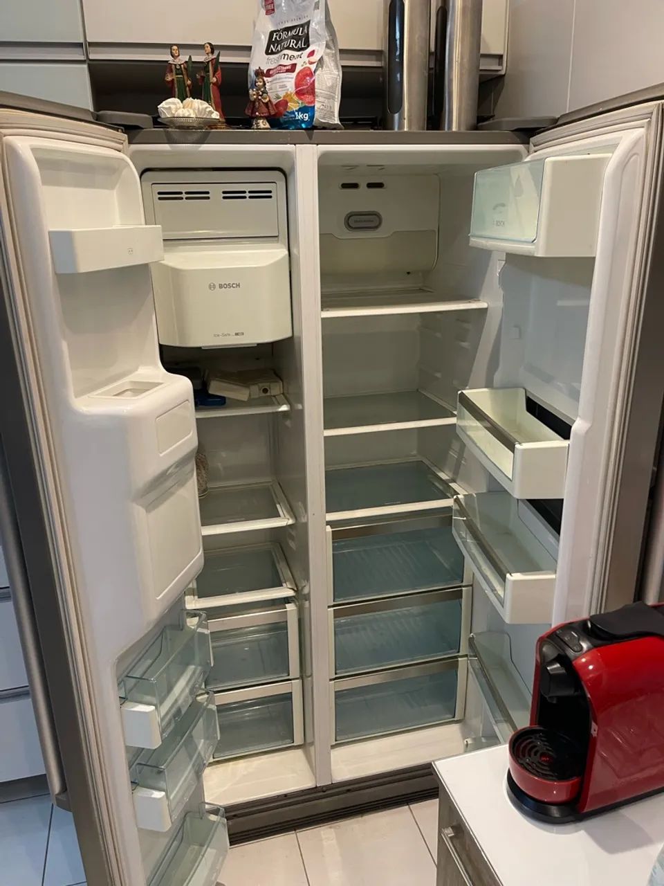 Geladeira Side by Side BOSCH 541L DEFEITO - Foto 3