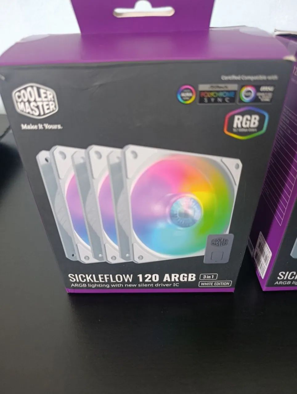 Kit com 6 Fans Cooler Master SickleFlow - Foto 2