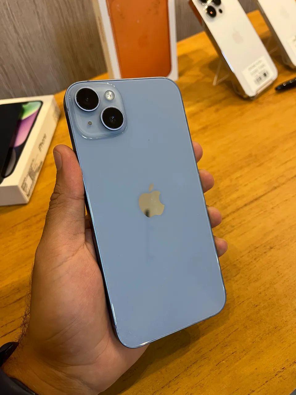 iPhone 14 Plus - 128GB Azul - Celulares e Smartphones - Plano