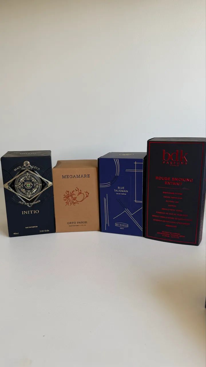 Caixas Originais de Perfumes de Nicho | Initio, Ex Nihilo, BDK, Orto Parisi
