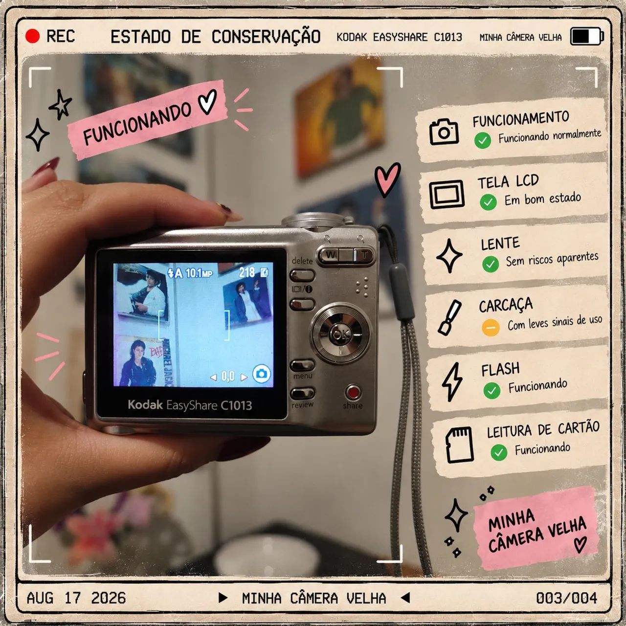 Câmera Kodak easyshare C1013 - Foto 4