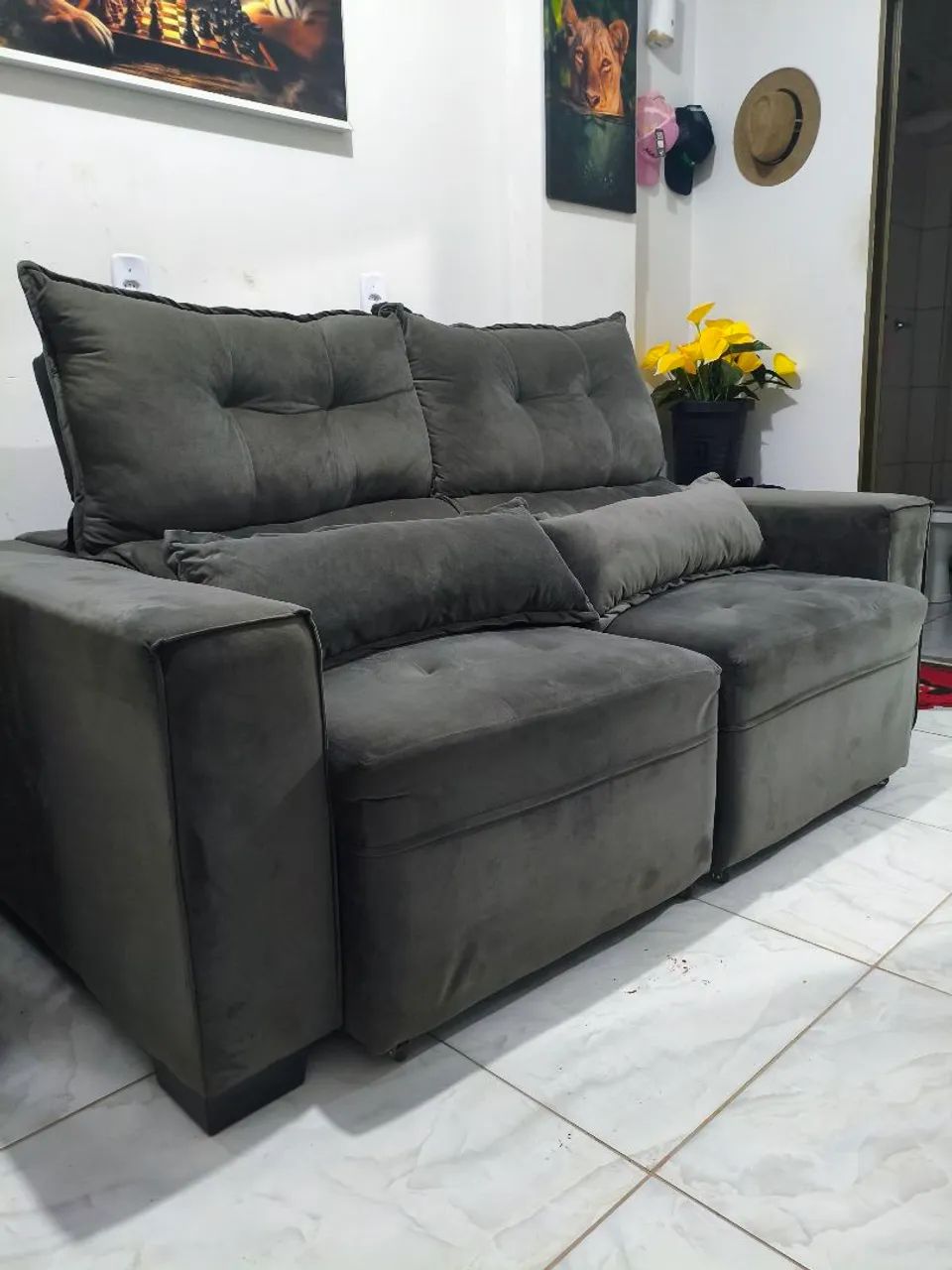 Sofá retrátil e reclinável  - Foto 3
