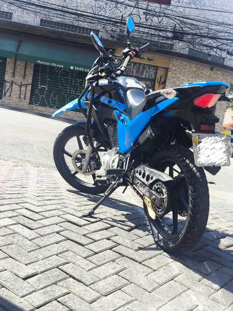 Bros 160 2018 azul  - Foto 3