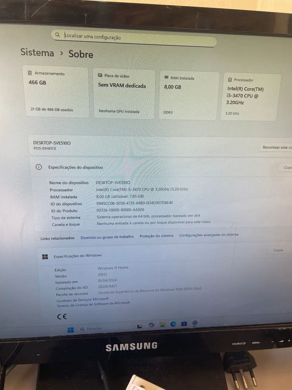 Computador i5 8 gb de ram hd de 500gb - Foto 4
