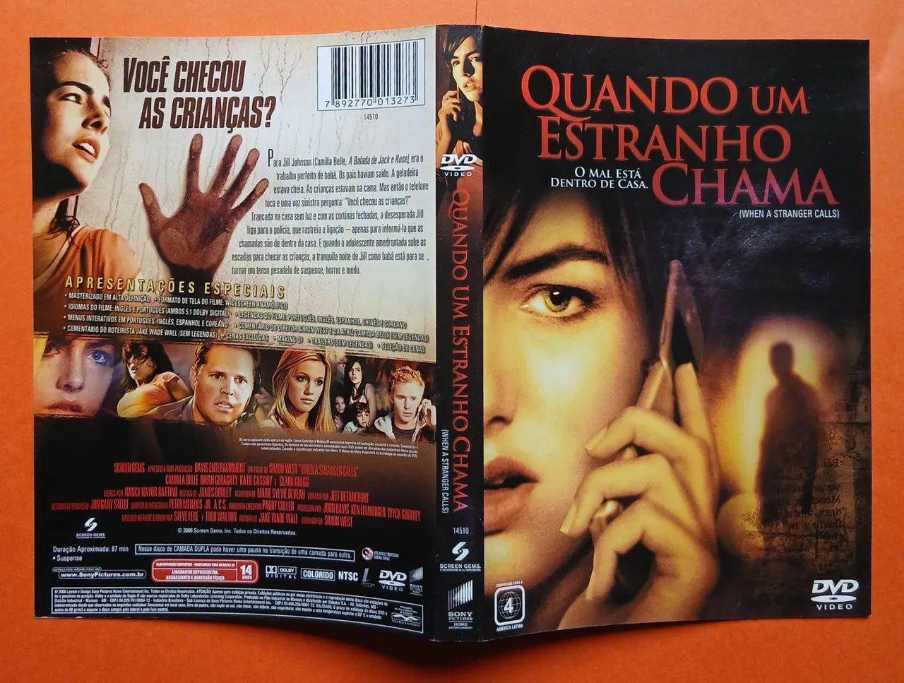 Dvd Quando um Estranho Chama  - Foto 3