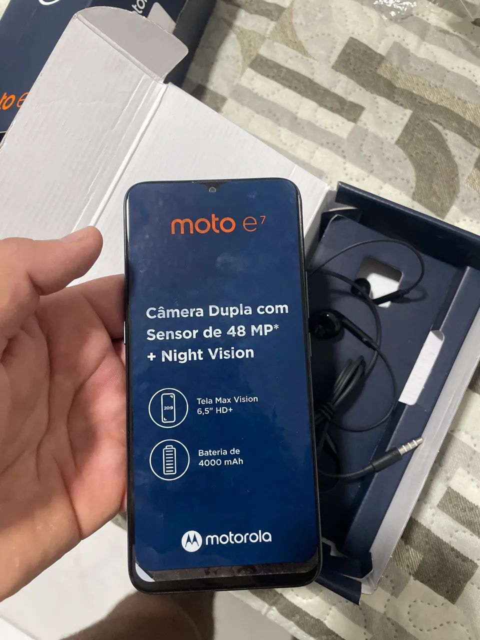 Smartphone moto e 7 novo na caixa  - Foto 5