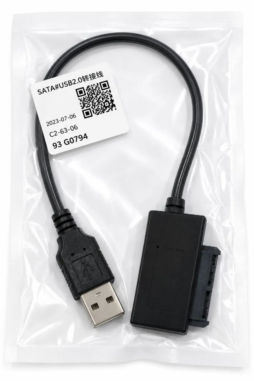 Cabo Adaptador Conversor HD SSD SATA 2.5 Polegadas para USB 2.0 Portátil - Foto 2