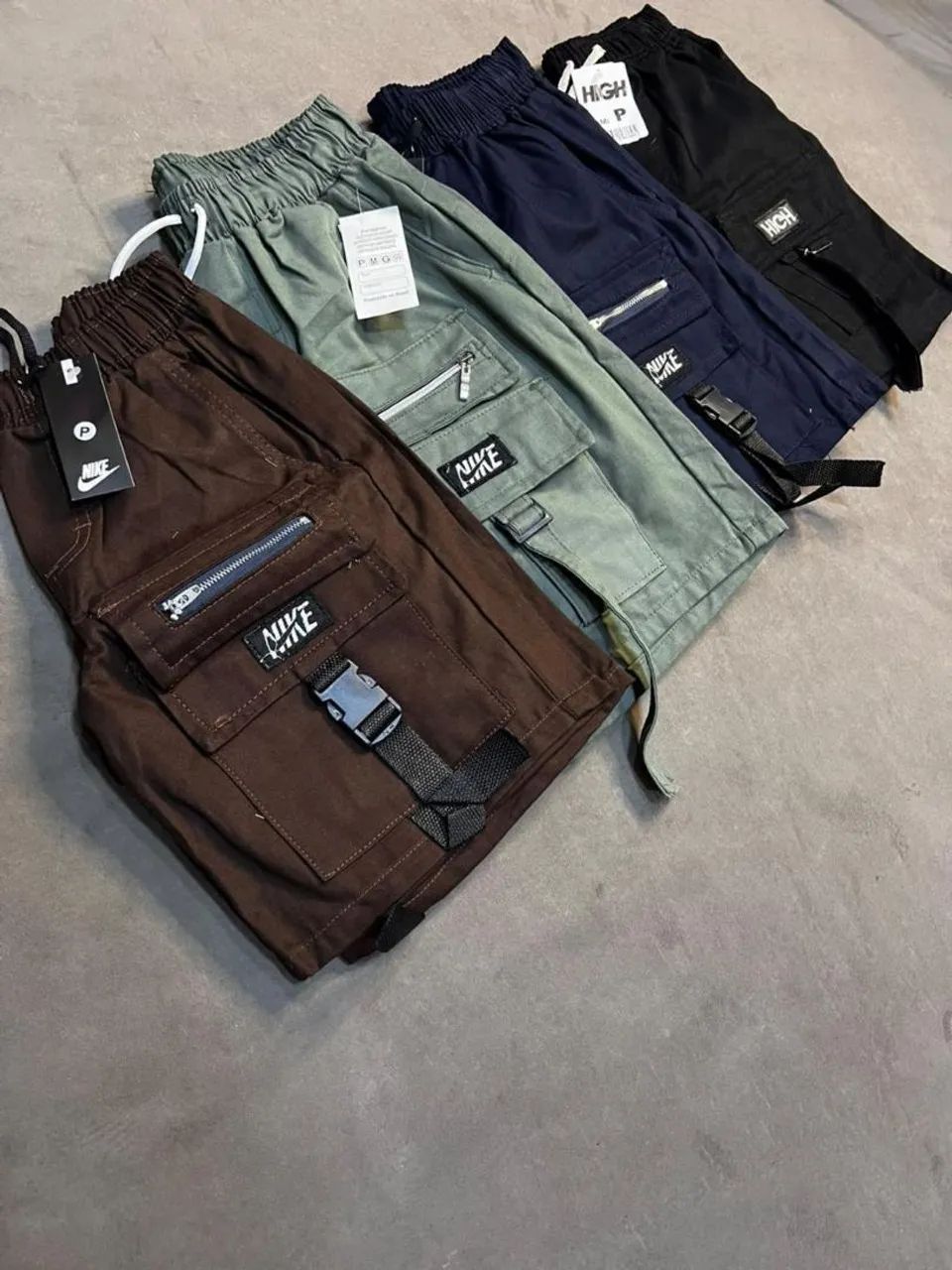 Bermudas de sarja modelos cargo da high - Foto 3