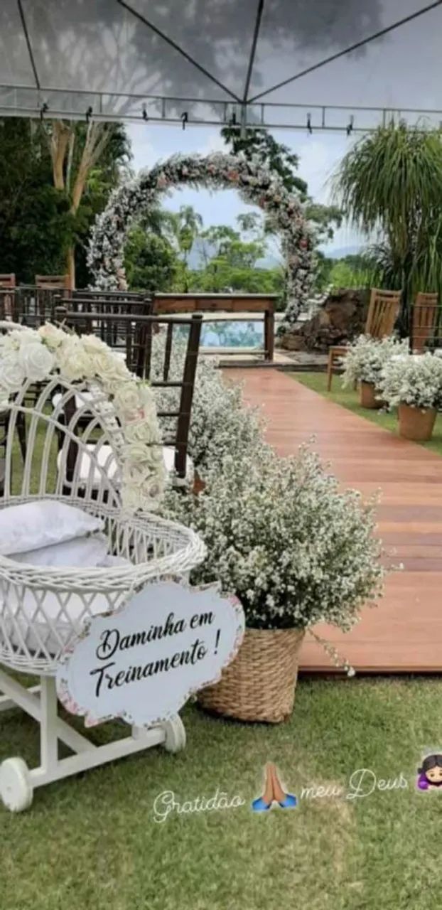 Aluguel de carrinho em vime para casamentos e eventos  - Foto 5