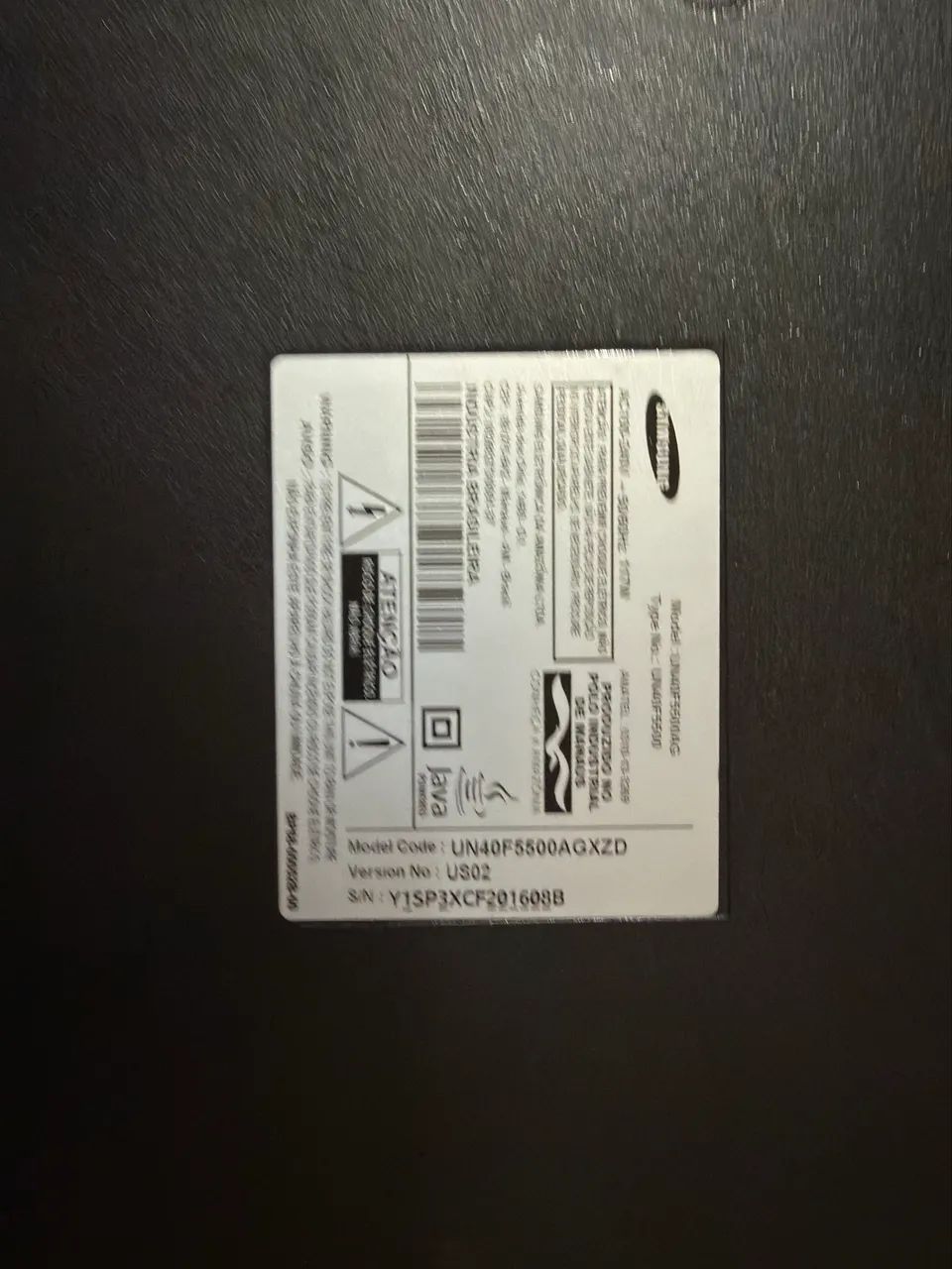 Smartv Samsung 40 polegadas UN40F5500 em Excelente Estado de Conservação  - Foto 4