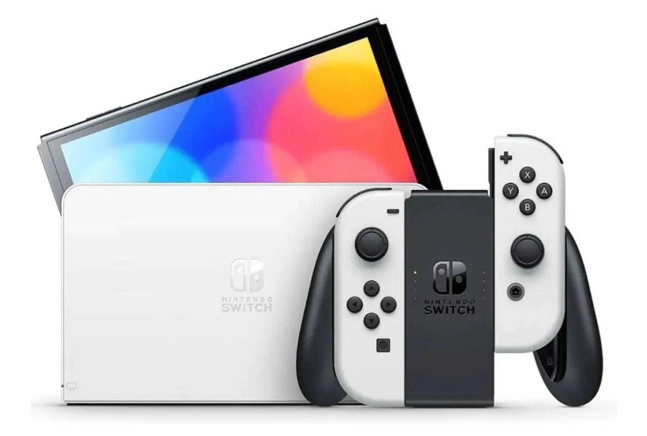 Nintendo Switch OLED + Acessórios 