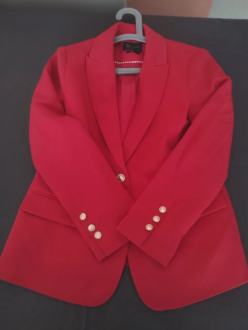 Blazer Vermelho Forrado - Foto 4