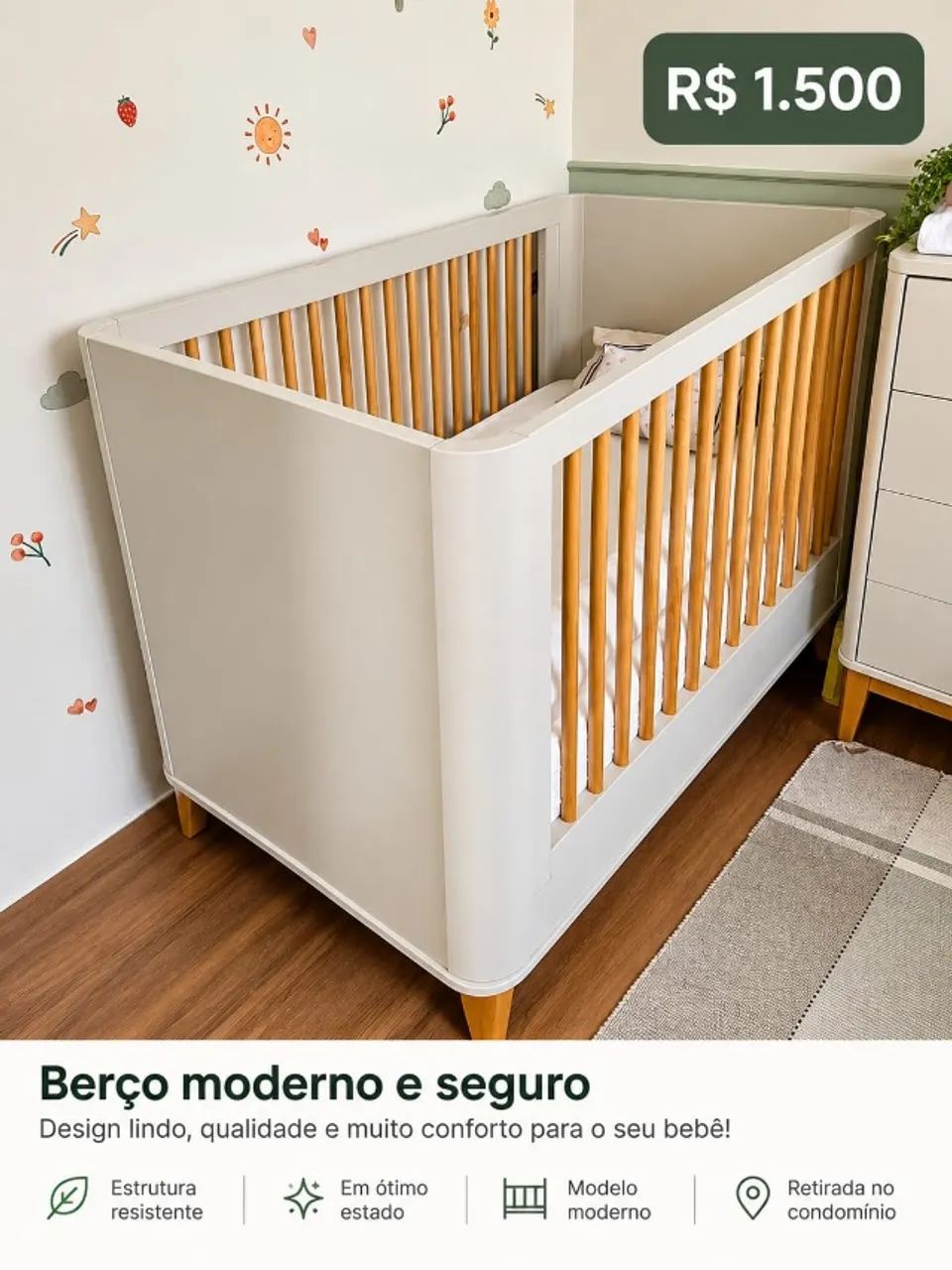 Berço 2 em 1