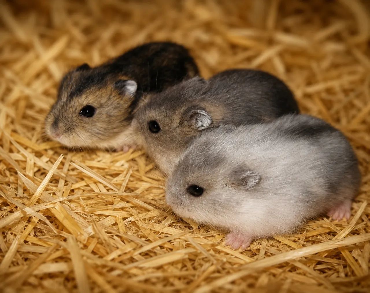 Filhotinhos de Hamster anão russo 