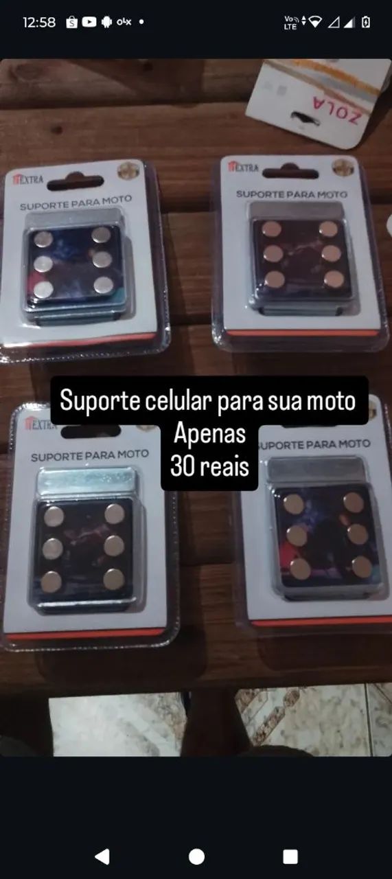 Suporte pra celular pra moto