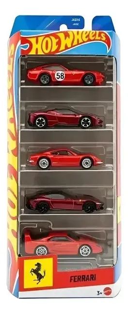 Hot Wheels Five Pack 5 Ferrari - Foto 3