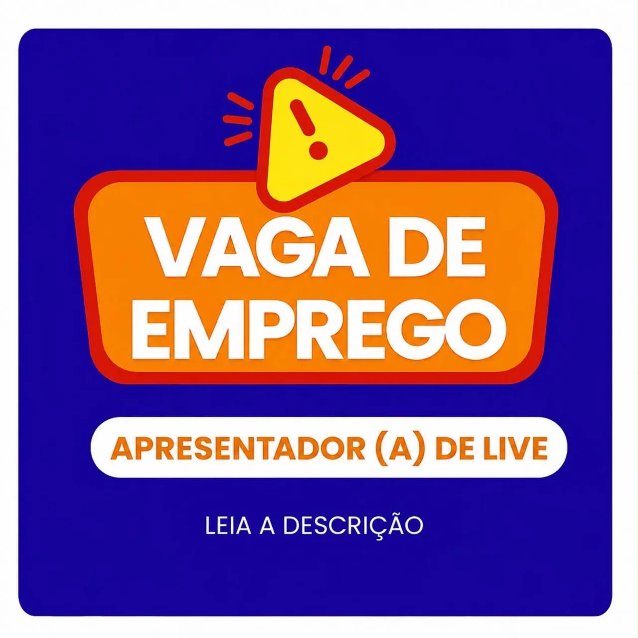 Vaga de emprego 