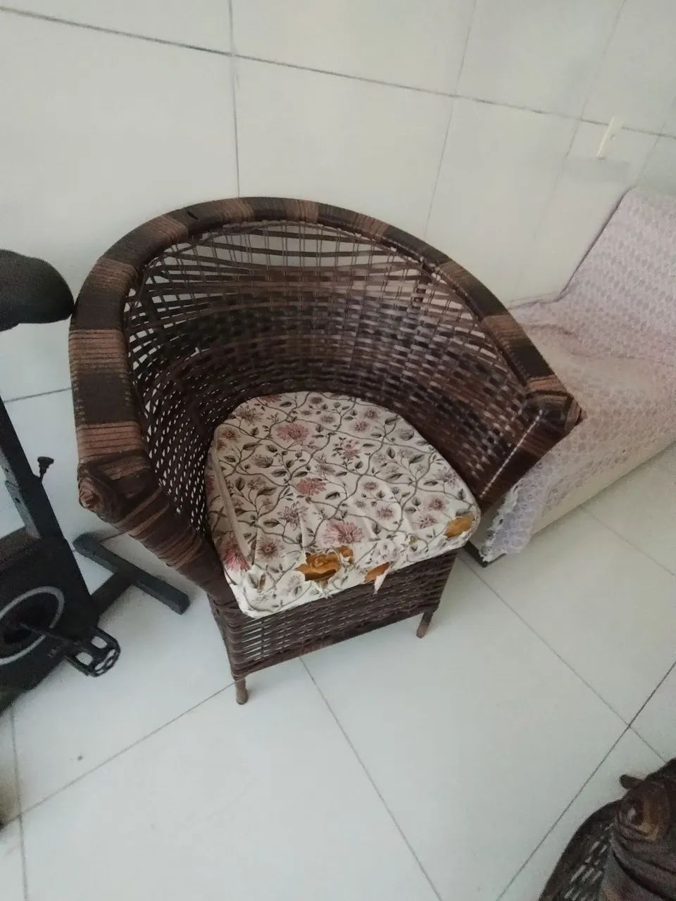 Conjunto sofá varanda usado  - Foto 2