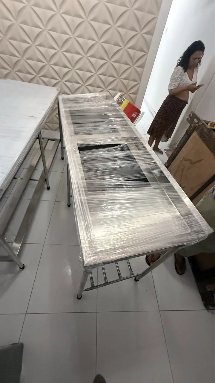 Pia de inox duas cubas  - Foto 2