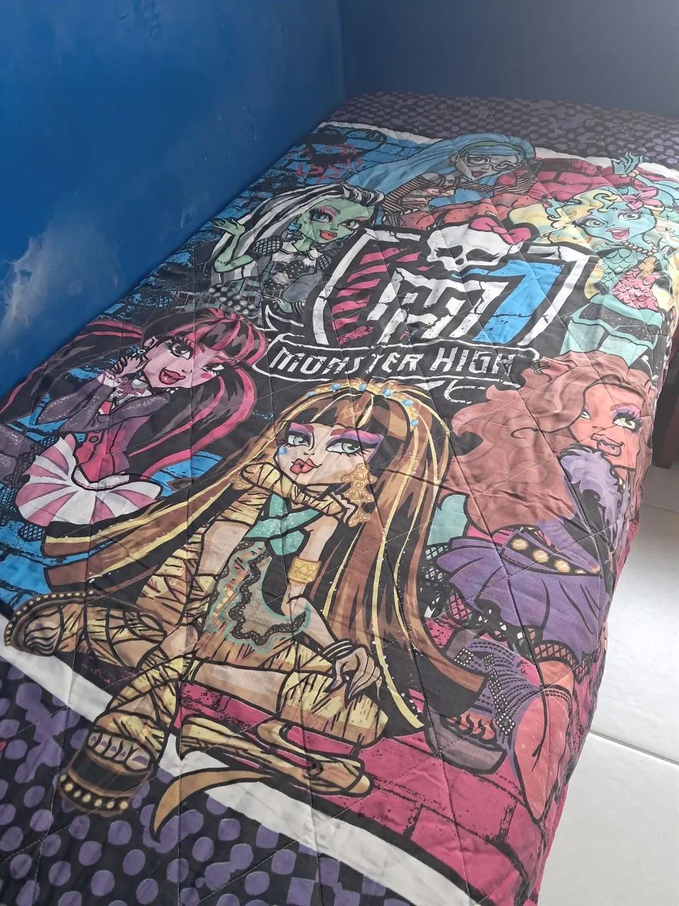 Edredom solteiro Monster High