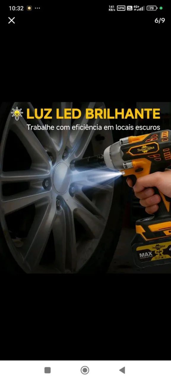 Chave de impacto Elétrica Rhovix Star - Foto 5
