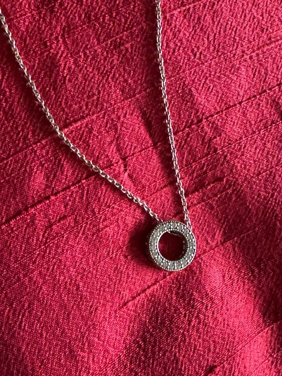 Colar de prata Pandora 