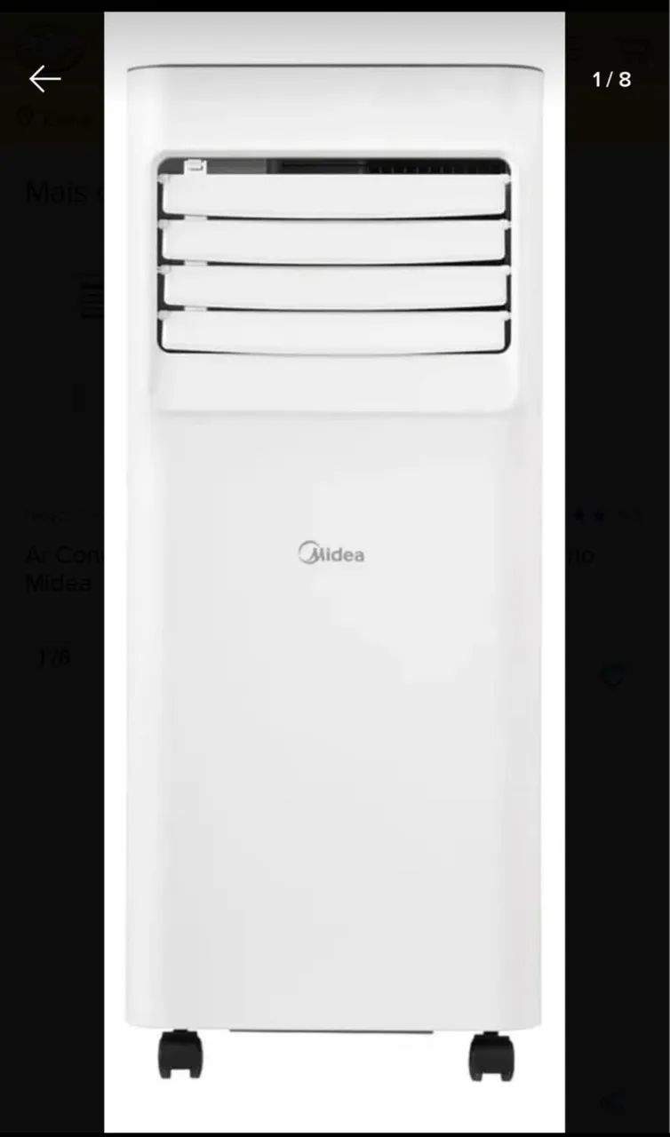 Ar condicionado portátil midea 