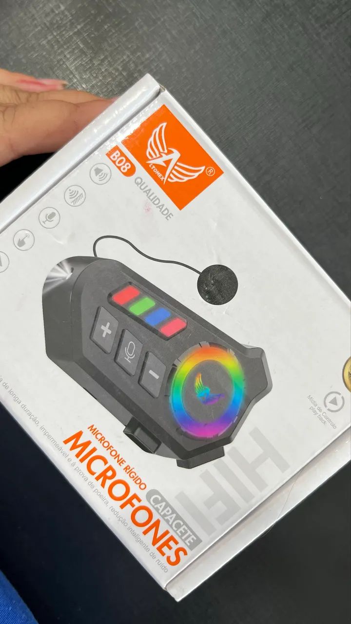 Microfone para capacete  - Foto 2