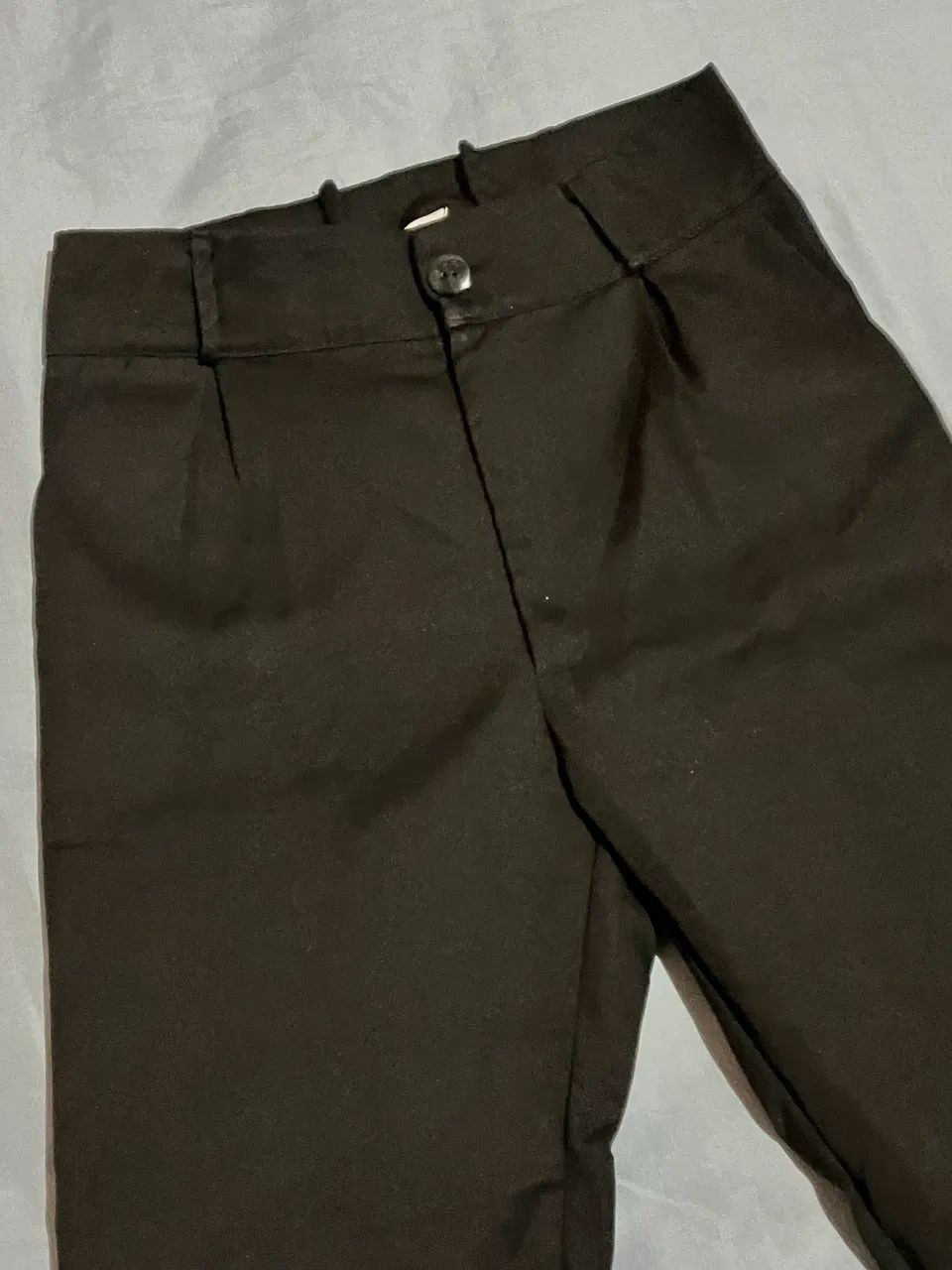 Calça preta de alfaiataria 