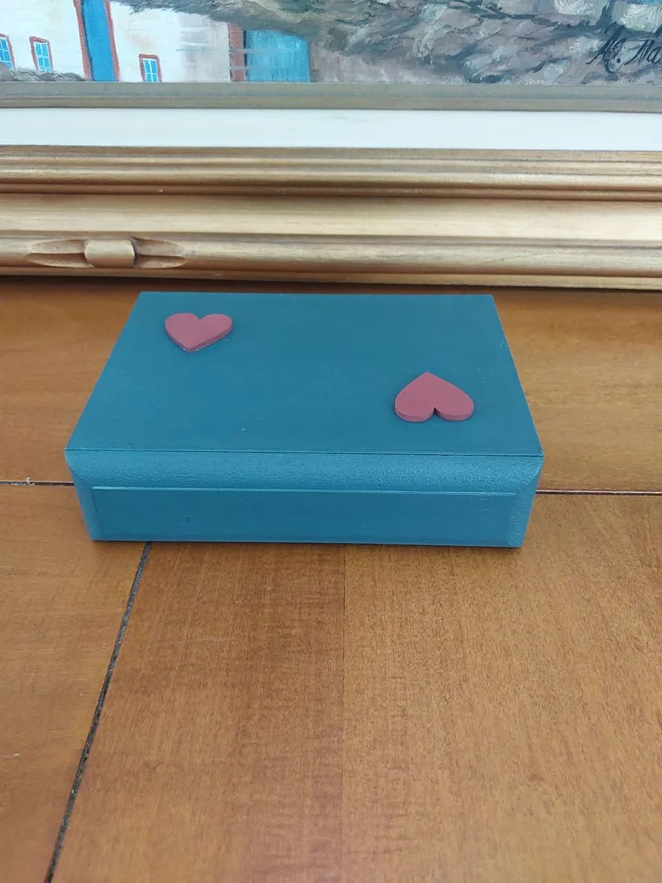 CAIXA PORTA BARALHOS COM DOIS JOGOS DE CARTAS