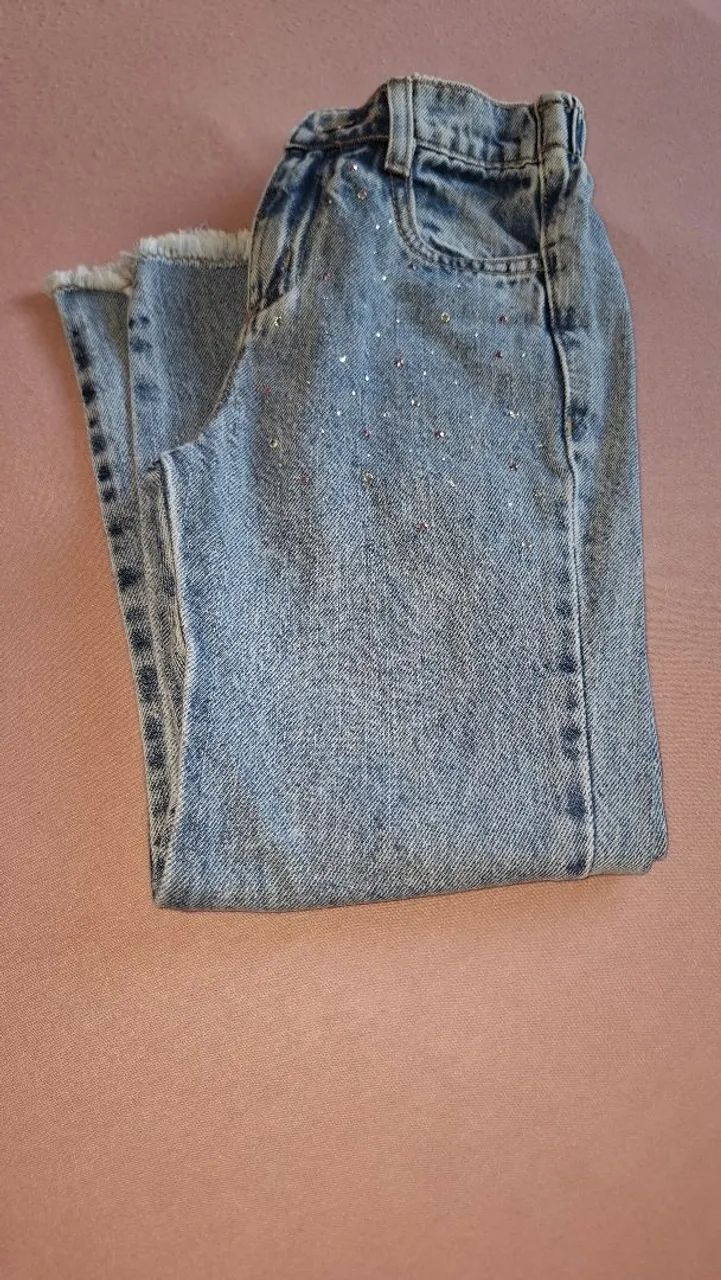 Calça jeans feminina infantil  - Foto 2